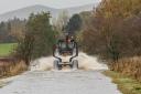 Flooding in the borders area around Peebles.  Picture by Pete Birrell / Peebleshire News Camera Club