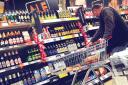 Alcohol in supermarket