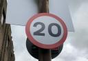 A 20mph sign in the Borders