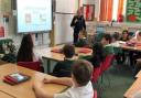 Police teach Borders primary school children about internet safety and cyberbullying