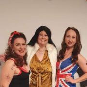 Amy Winehouse (Sharon Sloan, Penicuik), Cher (Gillian Garriock, Penicuik) and Ginger Spice (Loryn Paterson, Peebles) before their performances