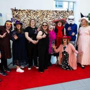 Members of Borders Additional Needs Group (BANG) and Branching Out Youth Group on the red carpet last week. Photo: Scottish Autism