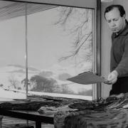 Bernat Klein at High Sunderland in the Scottish Borders, 1963 - 1964. Photo: National Museums Scotland