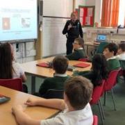 Police teach Borders primary school children about internet safety and cyberbullying