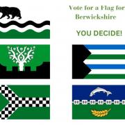 Flag for Berwickshire competition