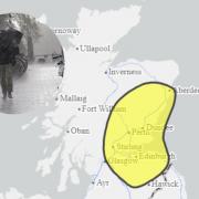 Heavy downpours are set to drench large parts of the Scottish Borders this weekend