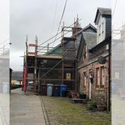 Refurbishment works are underway at the Old Auction Ring where the Biggar Youth Project is based