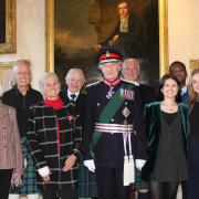 Sharon Melrose (centre left) was part of one of the celebrations held at Bowhill House recently