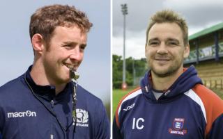 Scott Wight (left) and Iain Chisholm are part of the coaching team