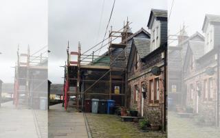 Refurbishment works are underway at the Old Auction Ring where the Biggar Youth Project is based