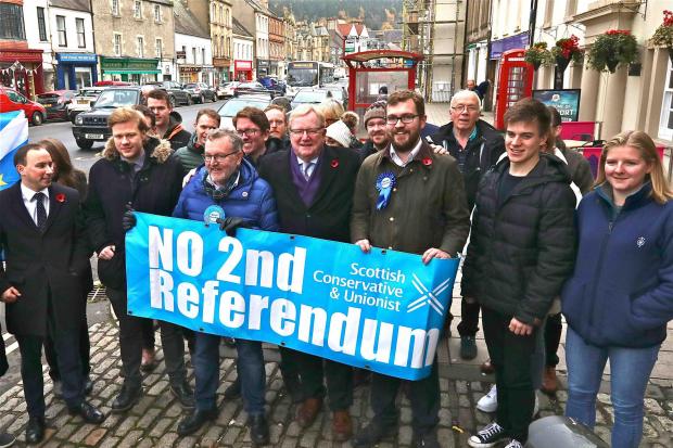 David Mundell's campaign launch in Peebles