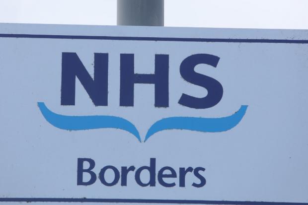 An NHS Borders sign. Photo: Helen Barrington