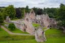 Aerial photo of Dryburgh Abbey. Photo: Historic Environment Scotland