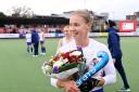 Sarah Robertson, from Selkirk, has won her 50th GB cap. Photo: Twitter/Great Britain Hockey