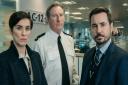 Martin Compston with Vicky McClure and Adrian Dunbar