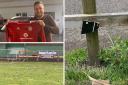Peebles Rovers FC found Whitestone Park vandalised earlier this week. Photos: Colin Macdonald