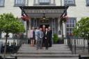 The owners of Barony Castle in Eddleston have acquired the Tontine Hotel, Peebles.Pictured are Susan Allan, Jenna Whitson, Steven Colquhoun, with Gordon and Kate Innes alongside their daughter Kirsten Van Wyk. Photo: Barony Castle