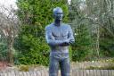 Steve Hislop statue in Hawick Picture Scottish Borders Council