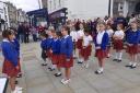 Selkirk children dance in memory of  Her Majesty the Queen who was the patron to the Royal Country Dance Society.
