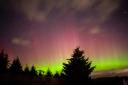 The aurora borealis over Scotland. Photo: Cat Perkinton/SWNS