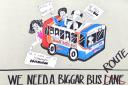Stand Up For Our Buses Cartoon