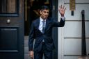 Rishi Sunak departs Conservative party HQ in Westminster, London, after it was announced he will become the new leader of the Conservative party after rival Penny Mordaunt dropped out. Picture date: Monday October 24, 2022. PA Photo. See PA story
