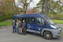 Volunteers at Tweed Wheels in front of a minibus earlier this year. Photo: Tweed Wheels/Volunteer Centre Borders