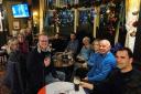Peebles French Conversation Group meeting at the Bridge Inn. Photo: Simon Ritchie