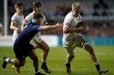 England’s Danny Eite is tackled by Scotland’s Corey Tait during the Under 20's Guinness Six Nations match at Twickenham Stoop, London.