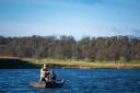 Angler casting the first line at the official opening of this year’s River Tweed salmon season Photo Phil Wilkinson