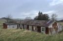 Officers' accommodation hut at Stobs Camp. Historic Environment Scotland