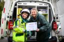 Hector Forrester and Sam Grieve. Photo: Peebles Community First Responders