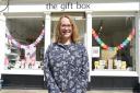 Stephanie Morrison at the gift box
