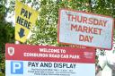 Edinburgh Road Car Park Pay and Display notice. Photo: Mark Davey