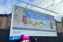 BIN IT ON THE GO: The billboard on Stirling's Cowane Street was part of the messaging for the project
