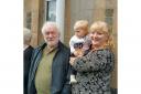 Dave McEwen with daughter Caroline and granddaughter Sofia pictured at last year’s Braw Lads' Gathering