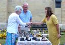 Margaret Davidson winner of the new category of Extra Small garden. Photo: Peebles in Bloom