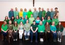 The cast of Shrek The Musical. Photo: Innerleithen & District Amatuer Operatic Society