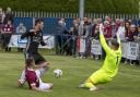 Gala Fairydean Rovers v Linlithgow Rose in  the East of Scotland Qualifying Cup final in May 2022