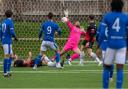 Rangers in action against Gala Fairydean Rovers at Netherdale Photo Thomas Brown
