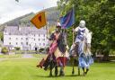 Preparing the grounds for the Traquair Medieval Fayre this weekend. Photo: Traquair House