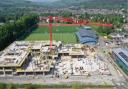 The new Peebles High School is starting to take shape