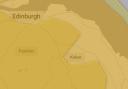 The warning issued for the weekend has been upgraded