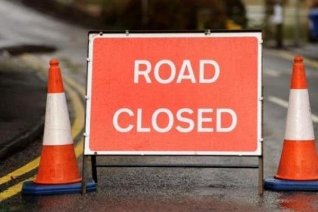 Overnight road closures on A702