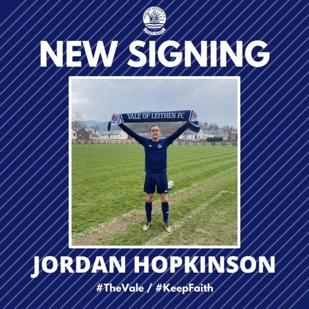 Peeblesshire News: Jordan Hopkinson