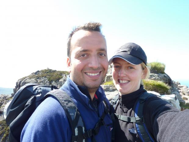 Peeblesshire News: Sean and Kiera enjoyed spending time in the Scottish mountains