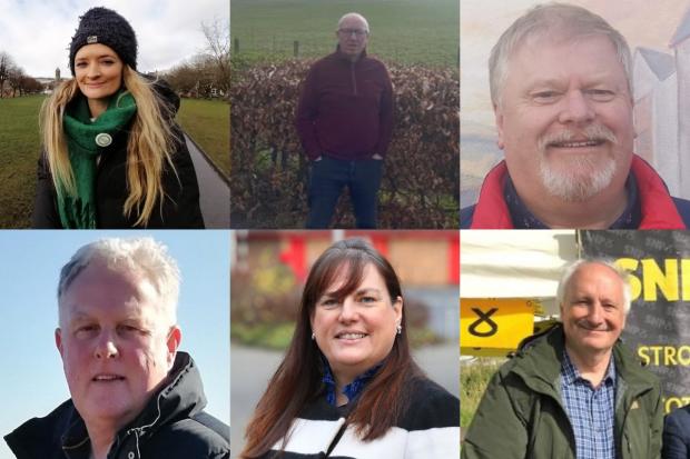 This year's candidates for the Tweeddale East ward