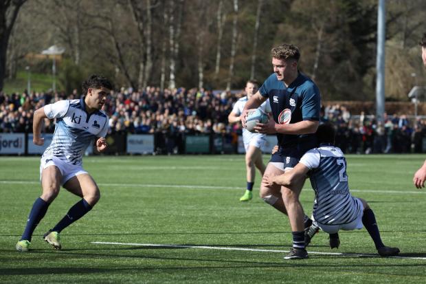 Selkirk in action at the Melrose Sevens. Picture Helen Barrington