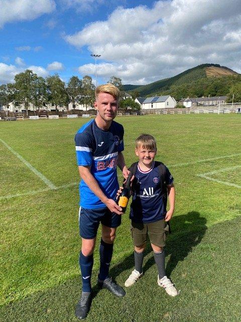 Peeblesshire News: Man of the Match selected on behalf of sponsor Roddy MacLean - Picture Vale of Leithen Facebook 