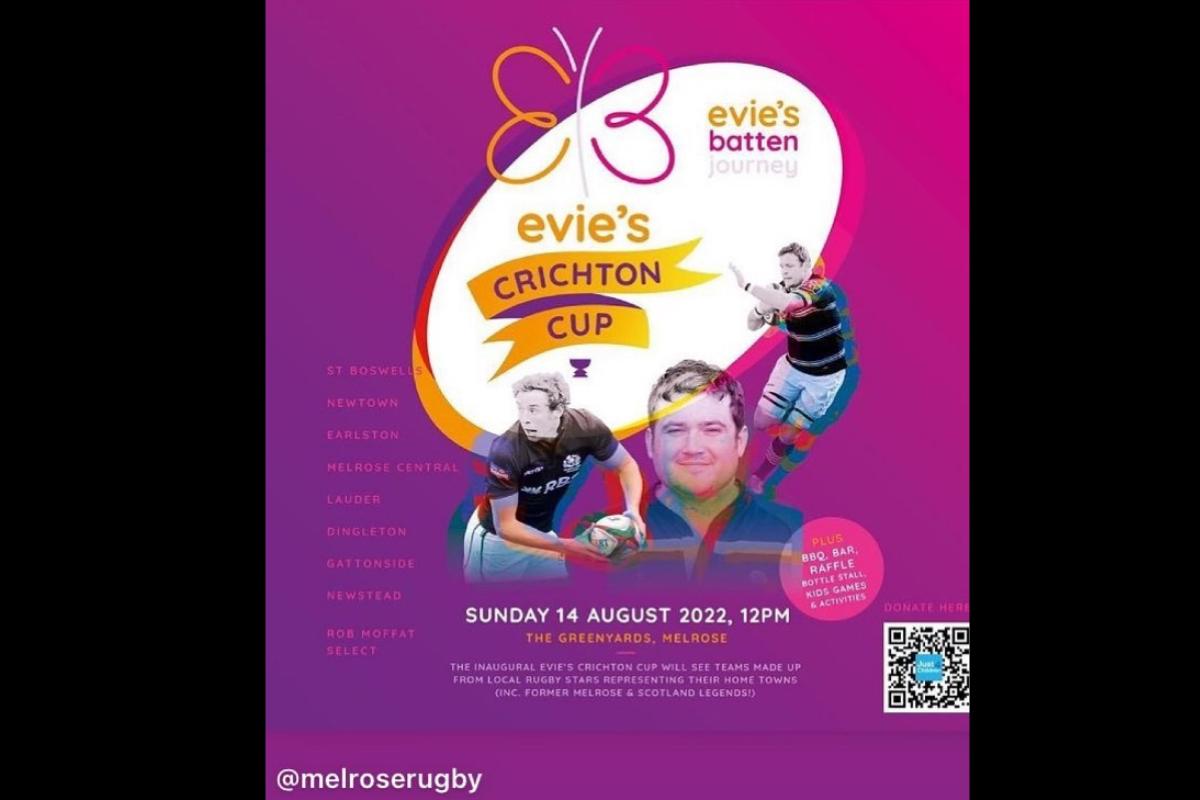 Sevens tournament at Greenyards today to support  Evie's Batten Journey charity